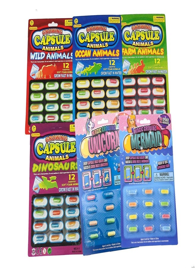 Royals Magic Animal Capsules Creatures Grow in Water Soft Perfect Activity for Kids (Pack of 2) Perfect for Kids Animal and Creature Learning, Novelty Return Gifts for Birthday Parties - Image 3